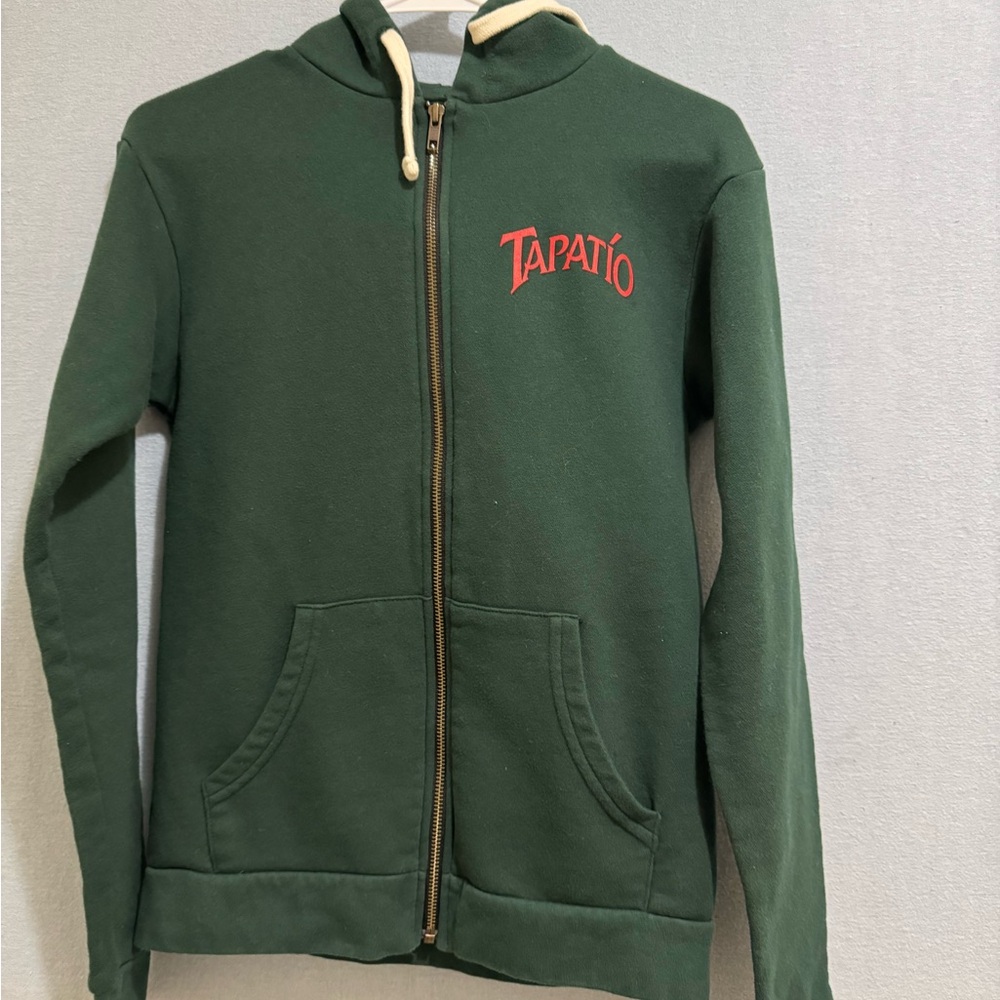 Adult Tapatío Zipper Green Hoodie Jacket